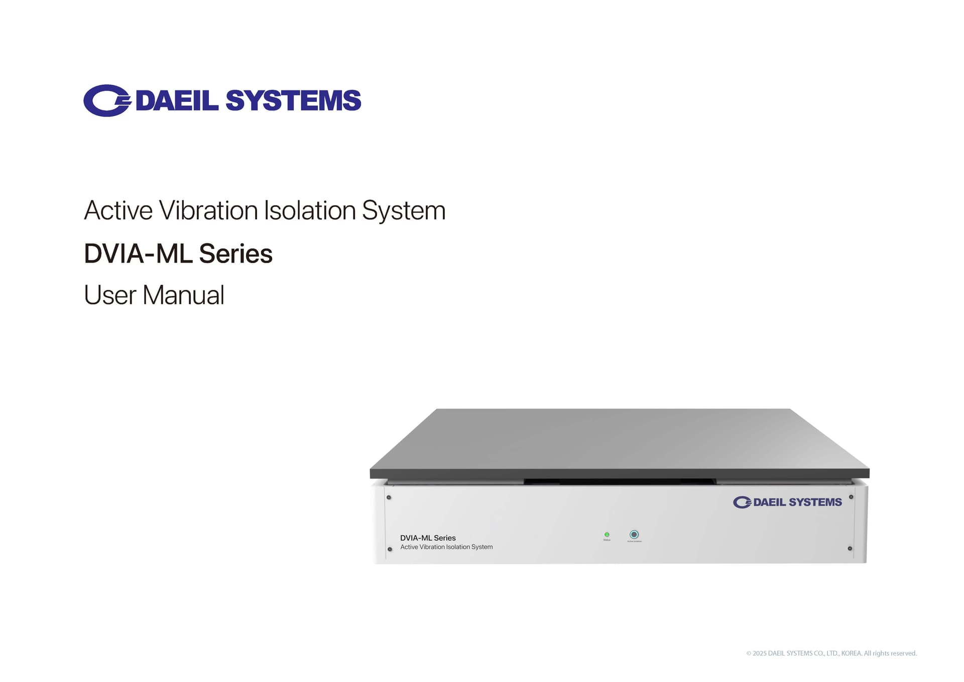 DVIA-ML Active Platform User Manual