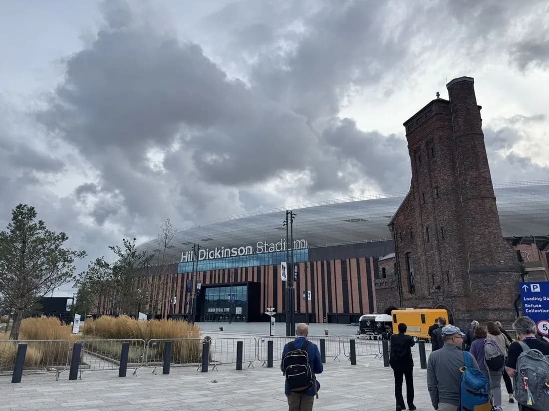 Liverpool, outside the congress social venue.