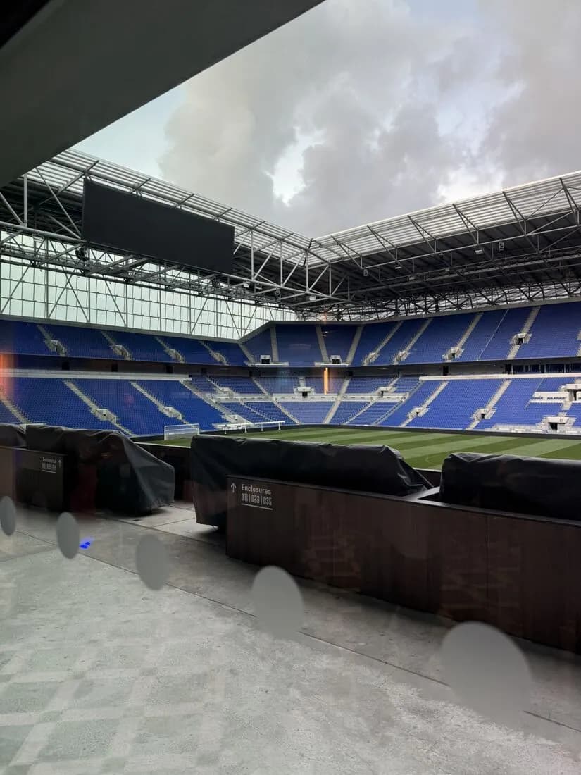 Inside the stadium that hosted the congress social evening.