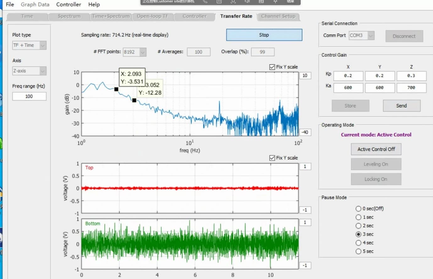 NSK Guangzhou Zeiss Sigma300 UB1000 P17 Remote Tuning Installation Report (210325R6, 2021-10-13)