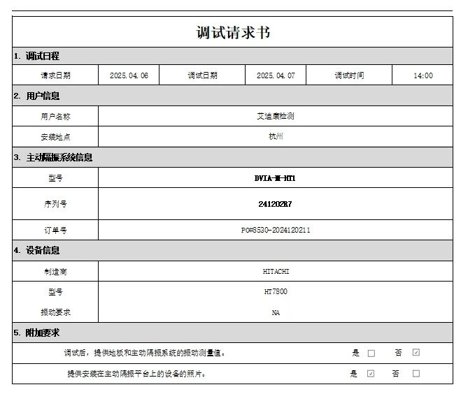 YIMO HITACHI TEM HT7800 DVIA-M1000 (241202R7) Installation Report